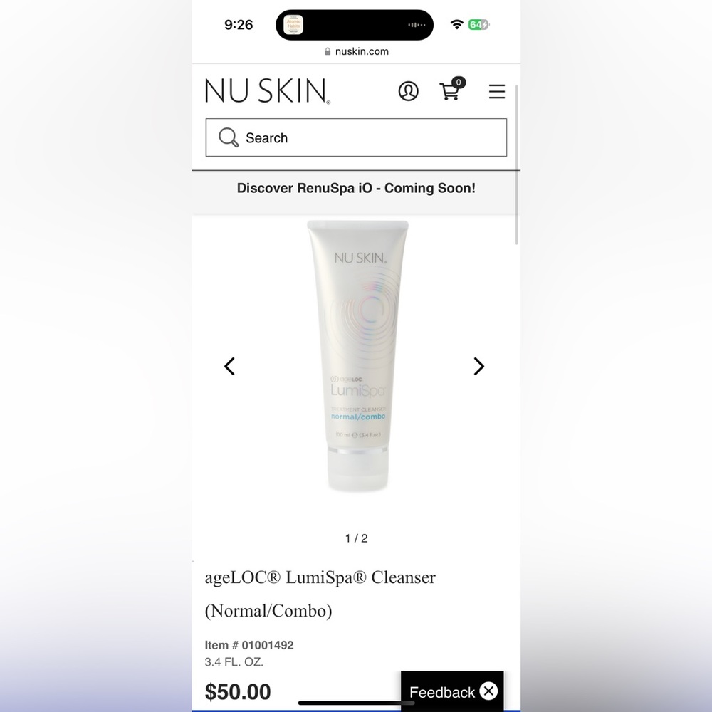 Nu Skin ageLOC LumiSpa Cleanser